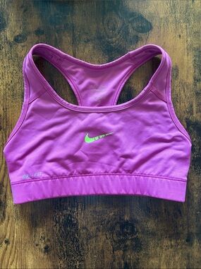 Nike Pro Pink Print Racerback Sports Bra XS
